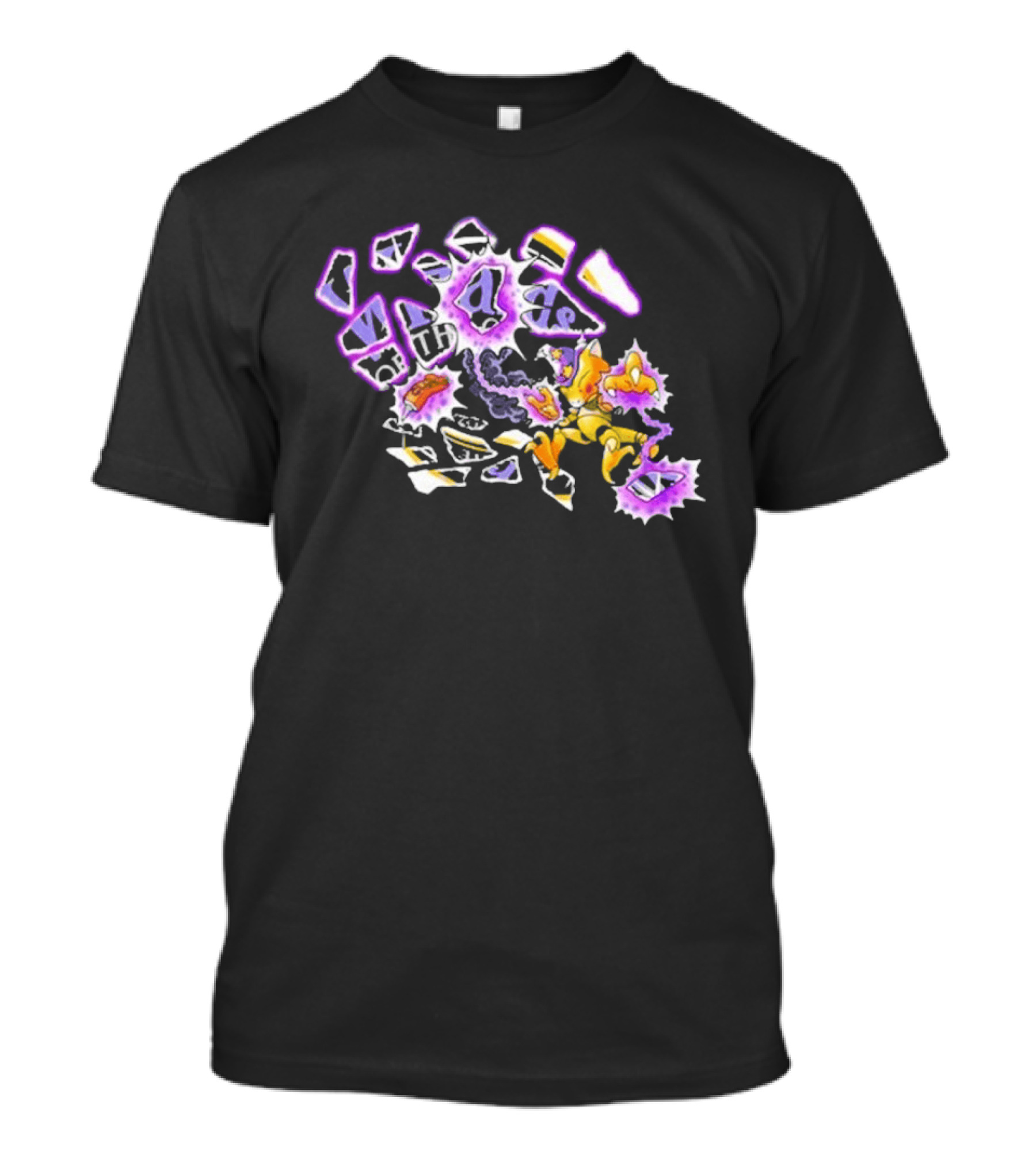 Wizards Of The Coast Pokémon Psychic Type Energy Symbol With Pikachu T-Shirt