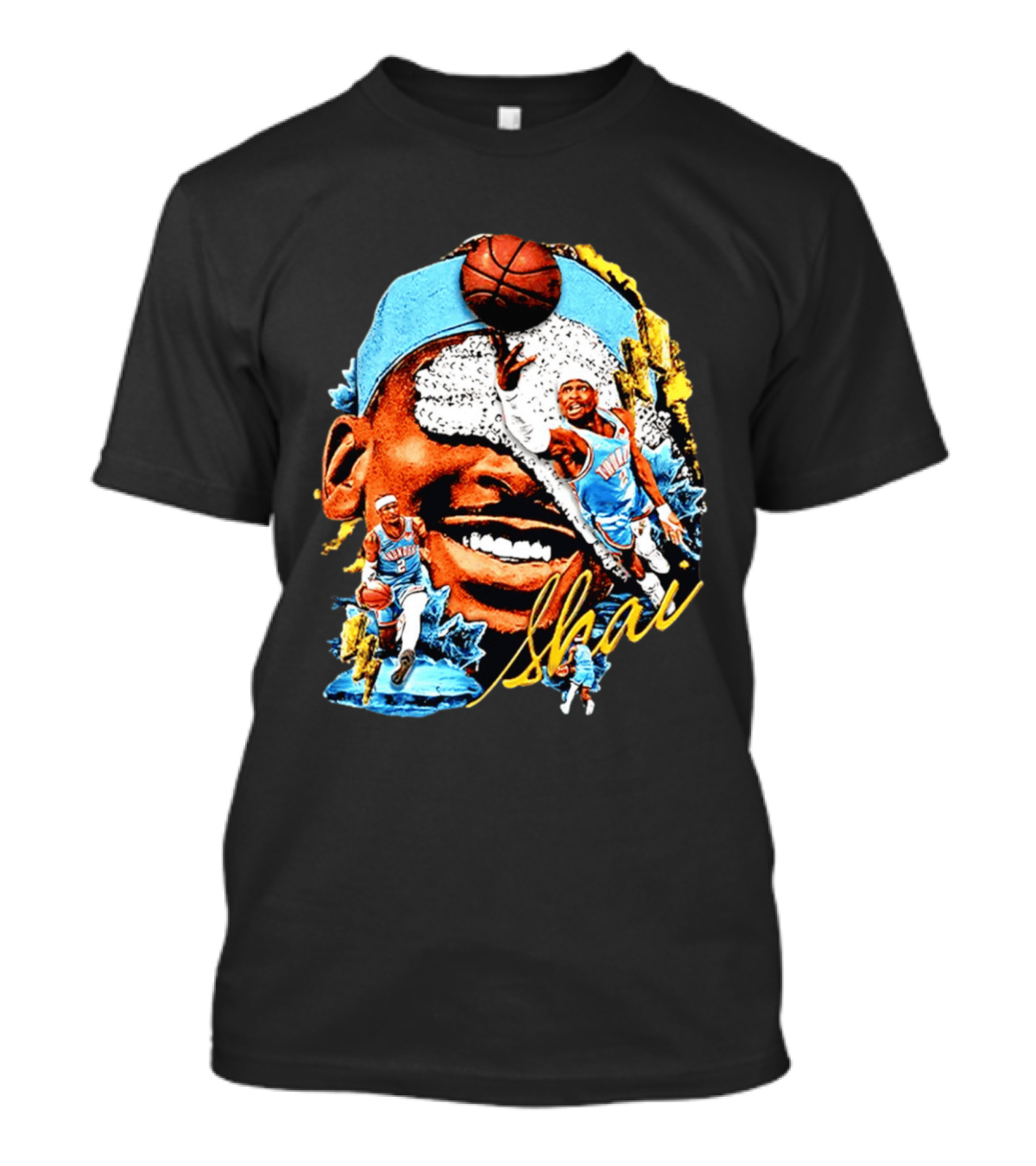 Shai Gilgeous Alexander Oklahoma City Thunder Basketball NBA Sports Fan Gear T-Shirt
