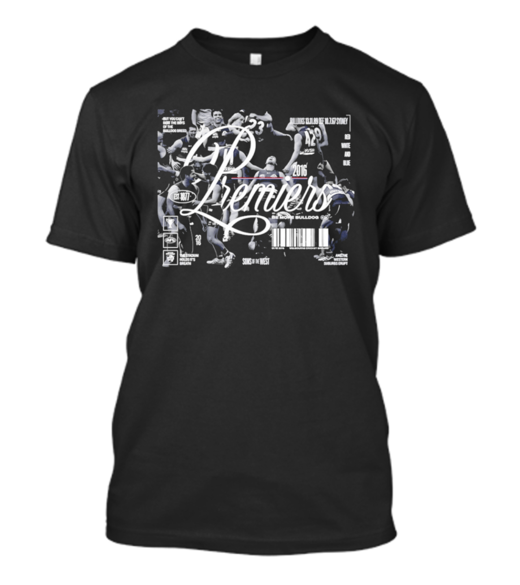 Western Bulldogs Premiers 2016 AFL Legends T-Shirt