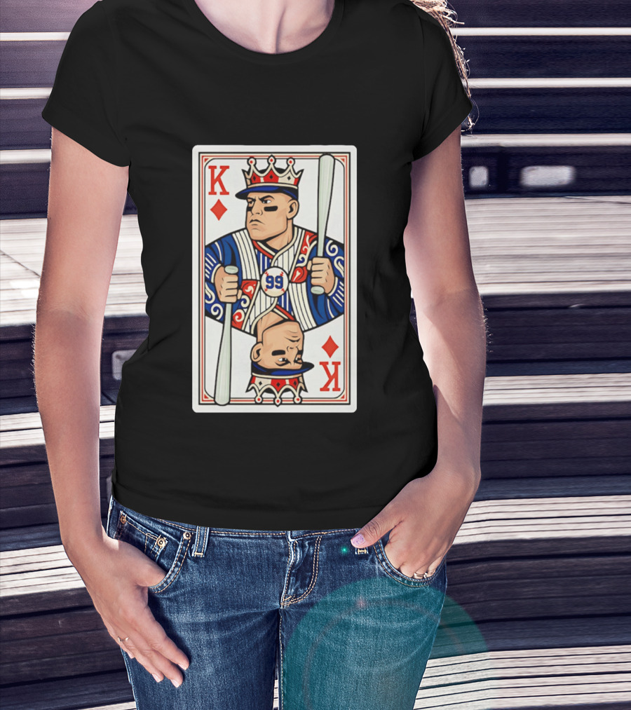 Aaron Judge New York Yankees King Of Diamonds 99 Batting Legend T-Shirt