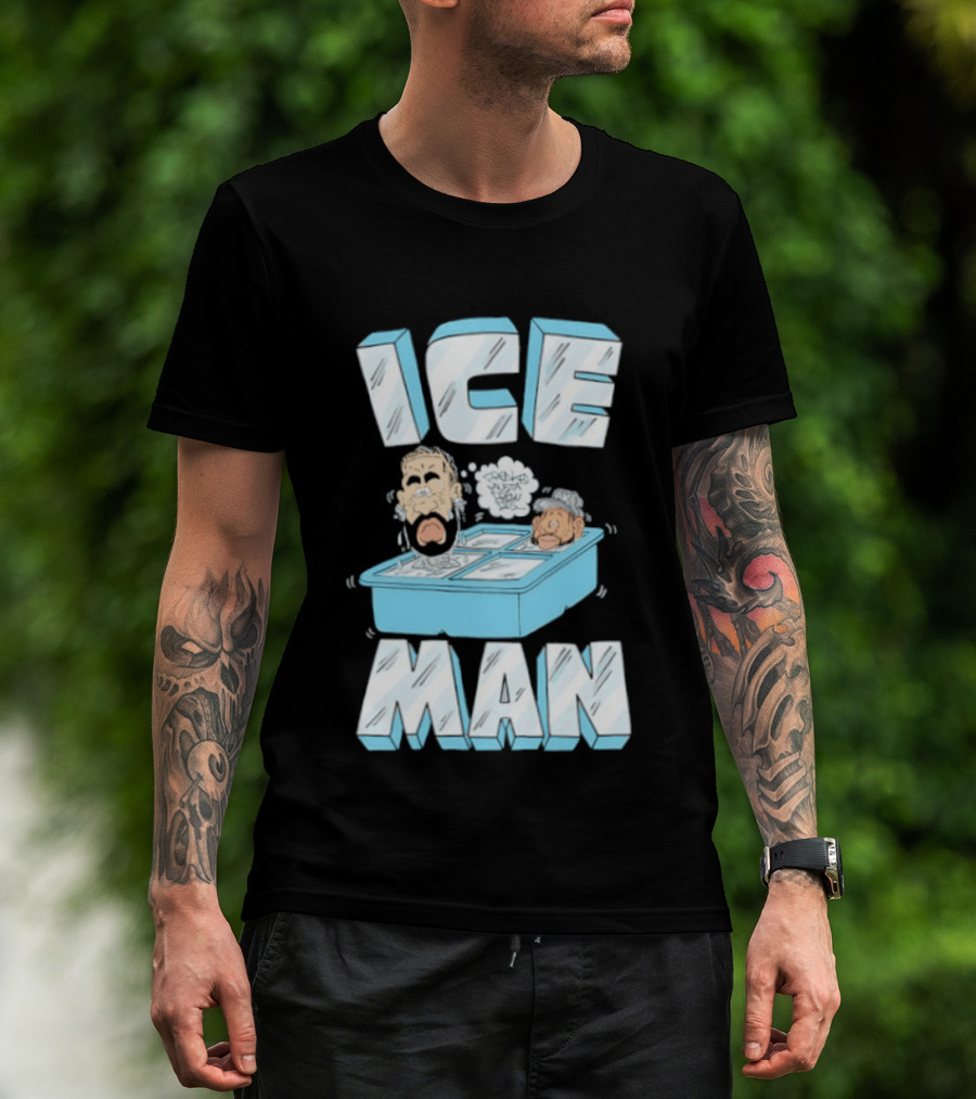 Iceman Fronko Musta Drew Diss Caricature Drake T-Shirt