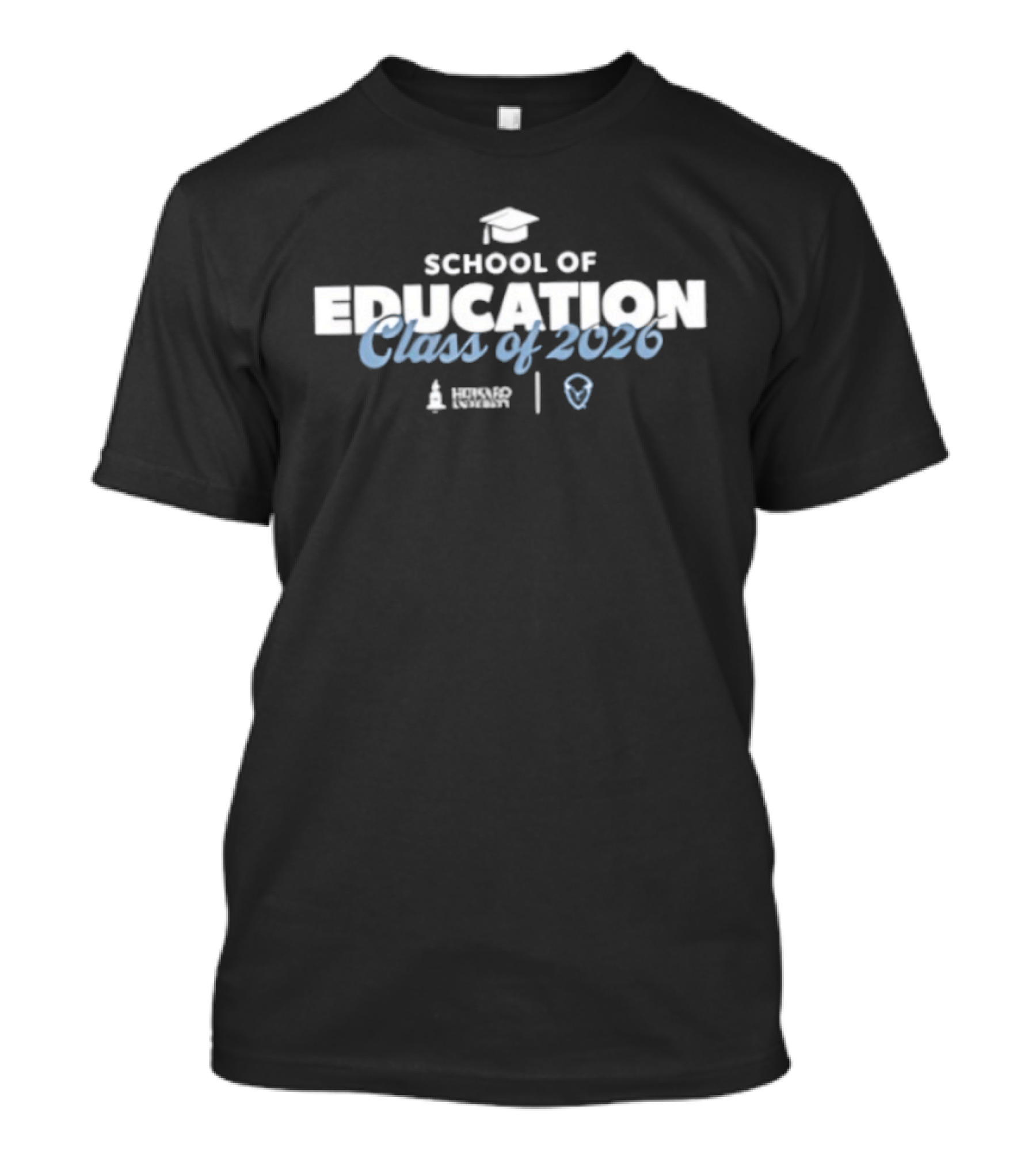 Howard University School Of Education Class Of 2026 Graduation Cap T-Shirt