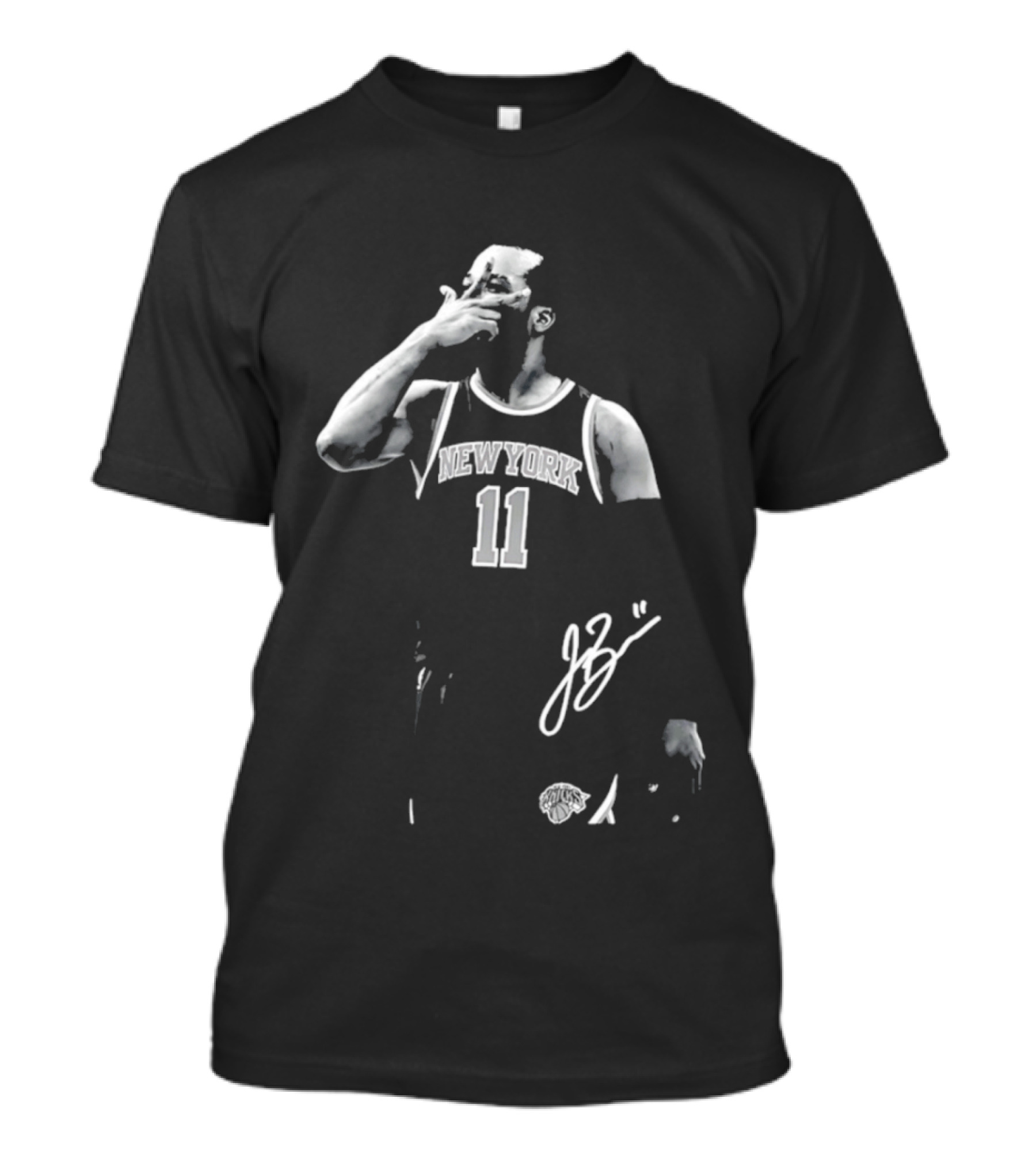 Jalen Brunson New York Knicks 11 Captain Clutch Signature T-Shirt