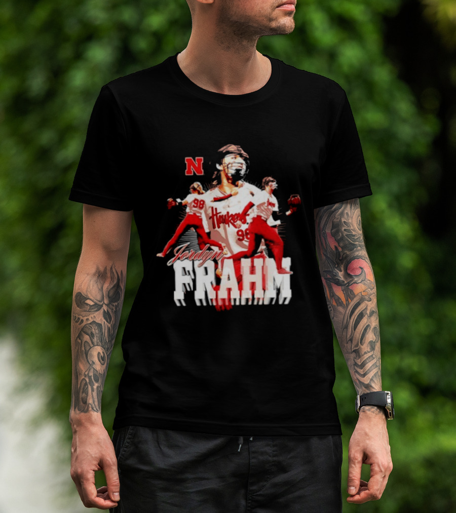 Jordyn Frahm Huskers 98 Nebraska Cornhuskers NCAA Softball T-Shirt