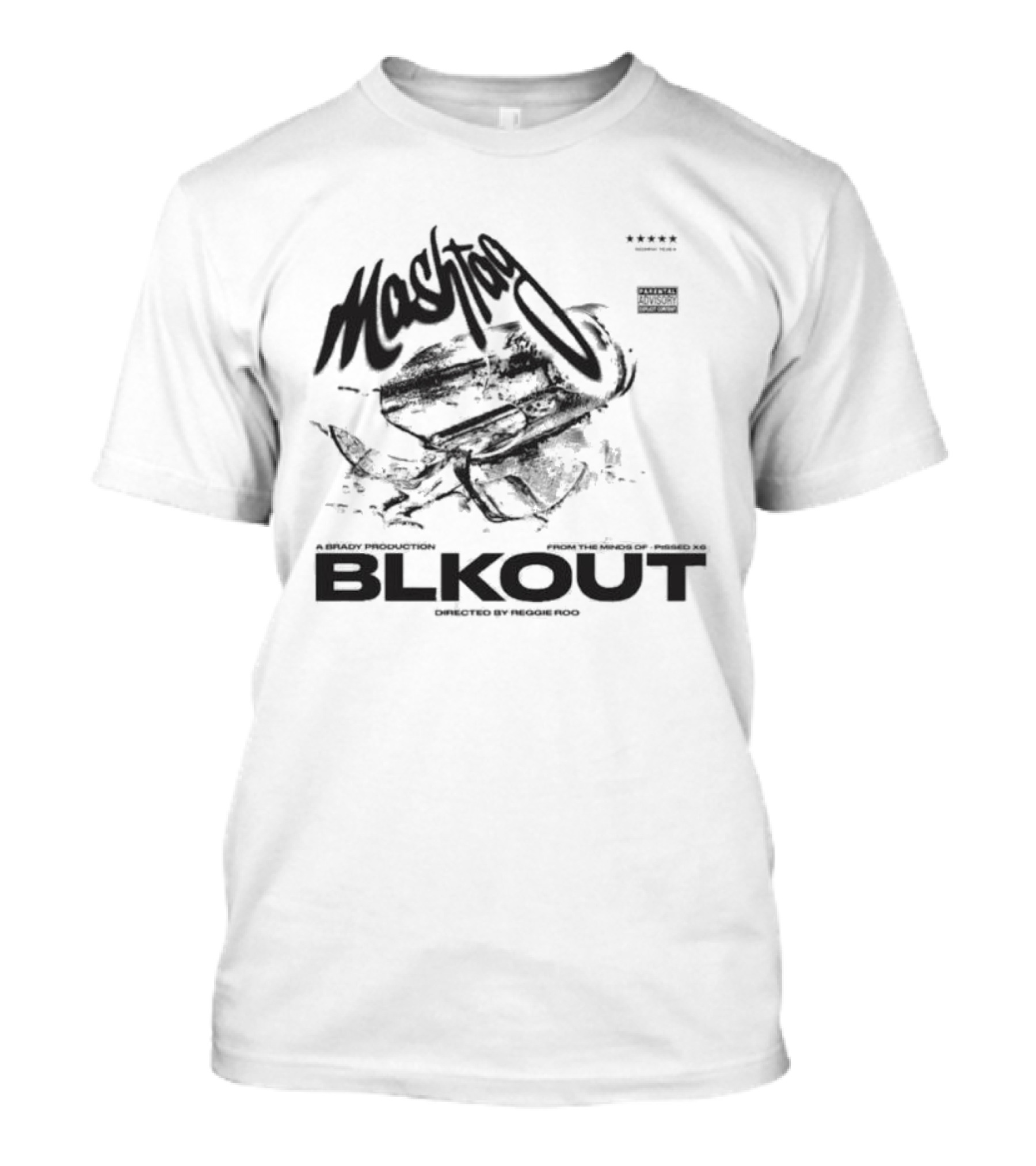BLKOUT Machin Directed By Reggie Roo T-Shirt