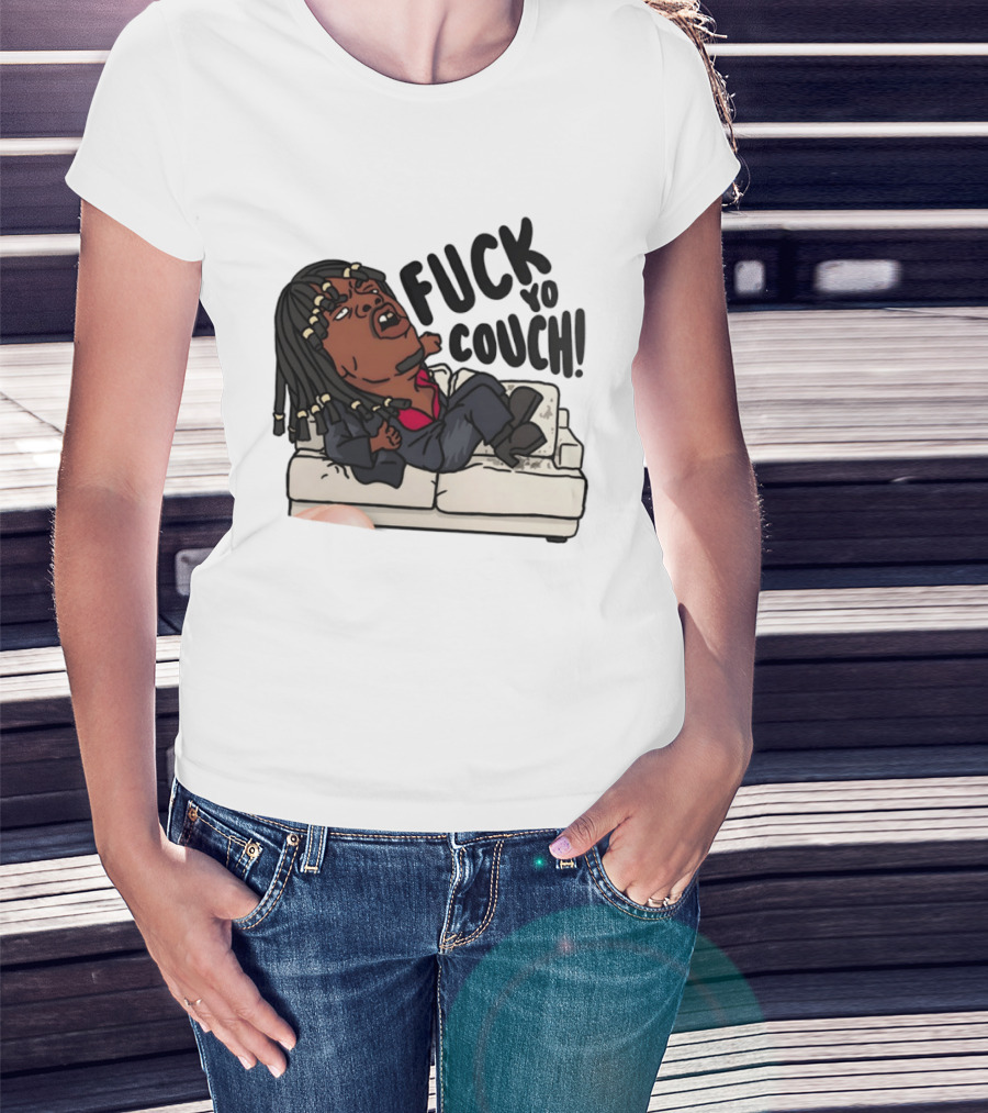 Chief Keef Fuck Yo Couch Illustrated Meme Drawing T-Shirt