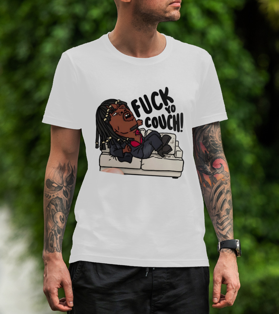 Chief Keef Fuck Yo Couch Illustrated Meme Drawing T-Shirt