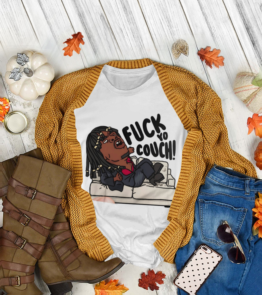 Chief Keef Fuck Yo Couch Illustrated Meme Drawing T-Shirt