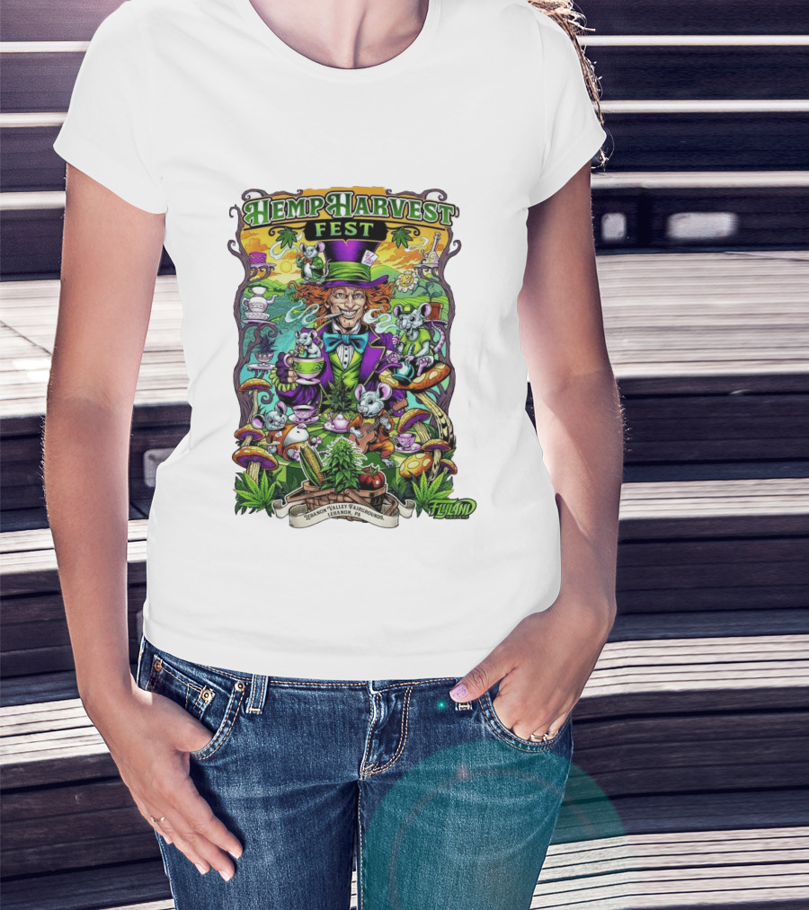 Hemp Harvest Fest 2026 Lebanon Valley Fairgrounds Tea Party T-Shirt