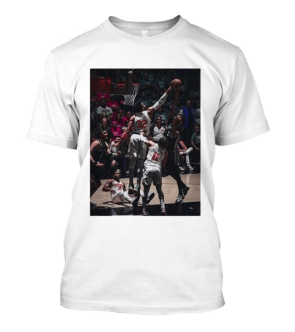 Big Kat Big Time Block Houston Rockets San Antonio Spurs NBA Showdown T-Shirt