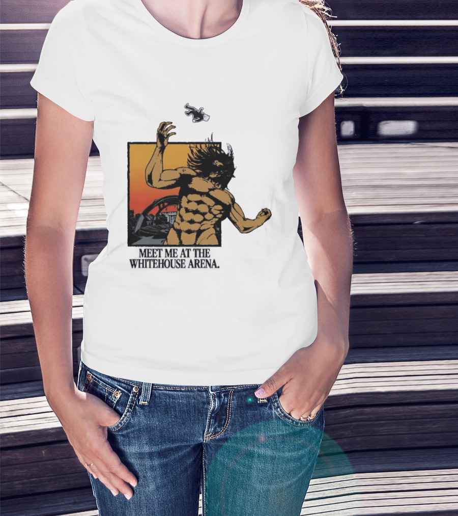 Meet Me At The Whitehouse Arena Attack On Titan Giant T-Shirt