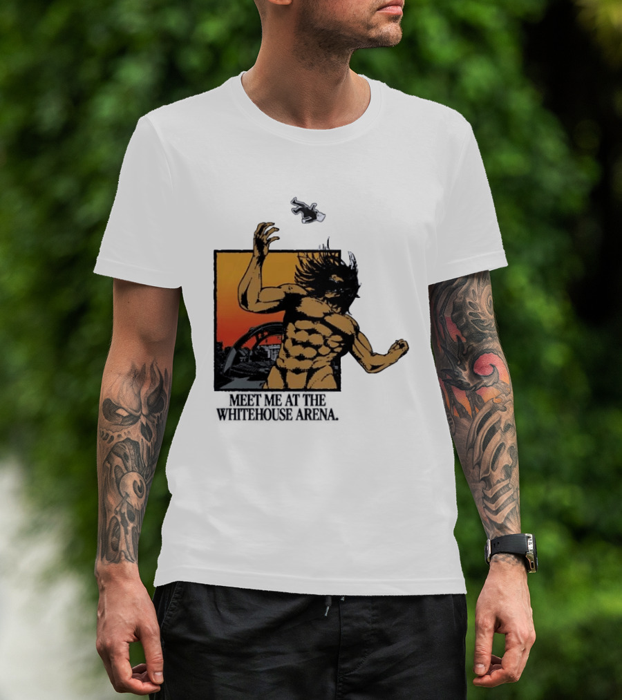 Meet Me At The Whitehouse Arena Attack On Titan Giant T-Shirt