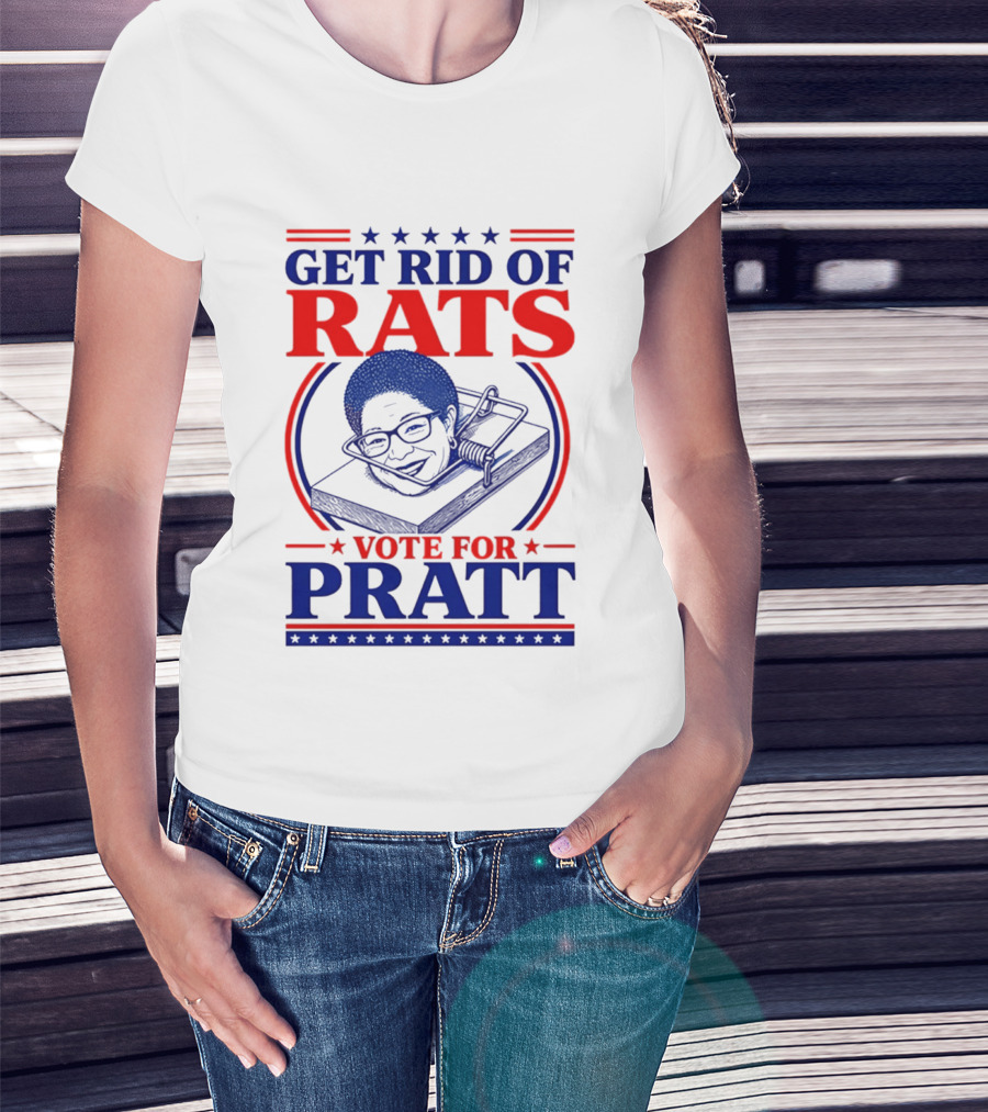 Get Rid Of Rats Vote For Pratt Political Campaign Humor T-Shirt