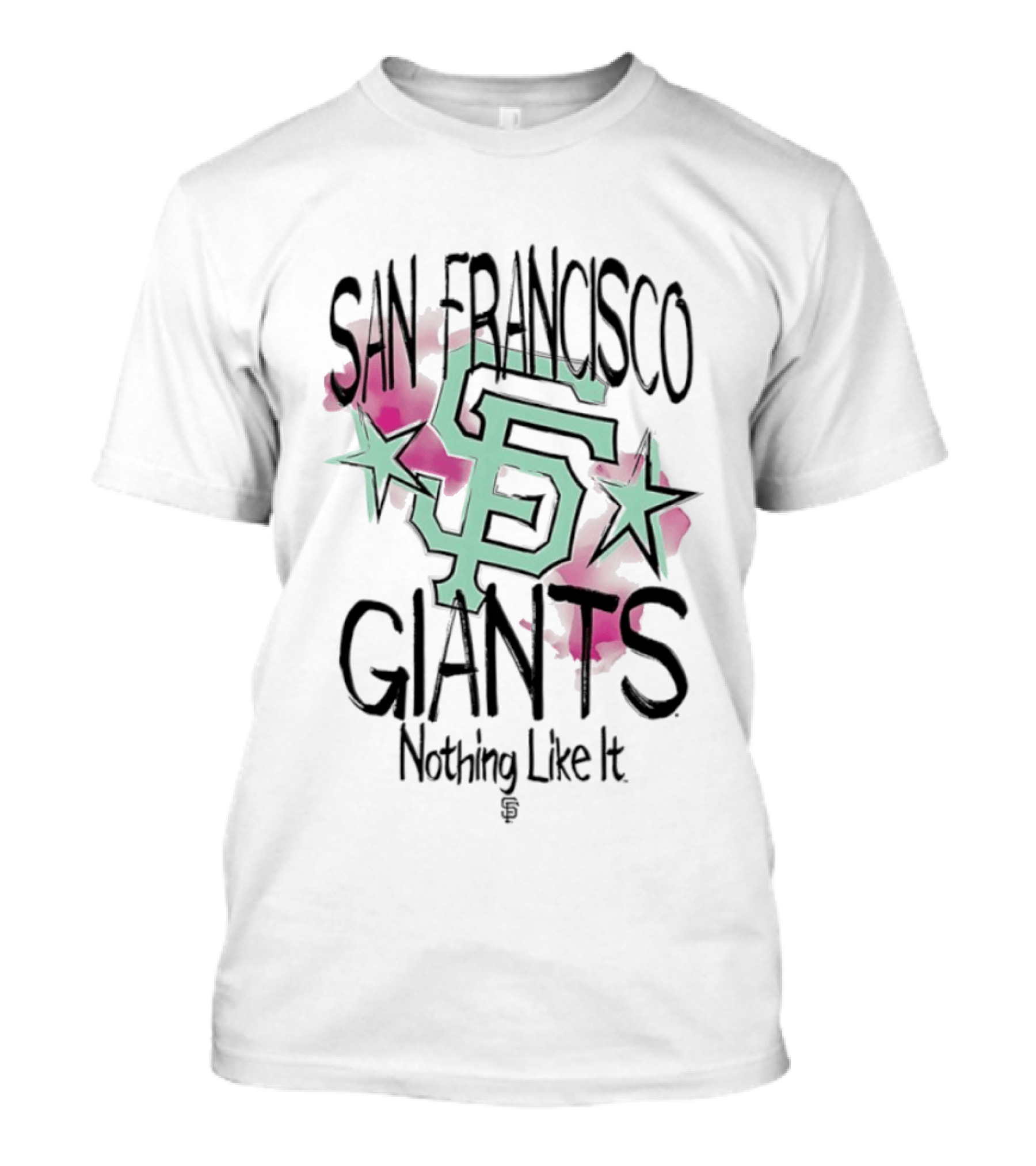 San Francisco Giants SF Stars Nothing Like It Floral Watercolor T-Shirt