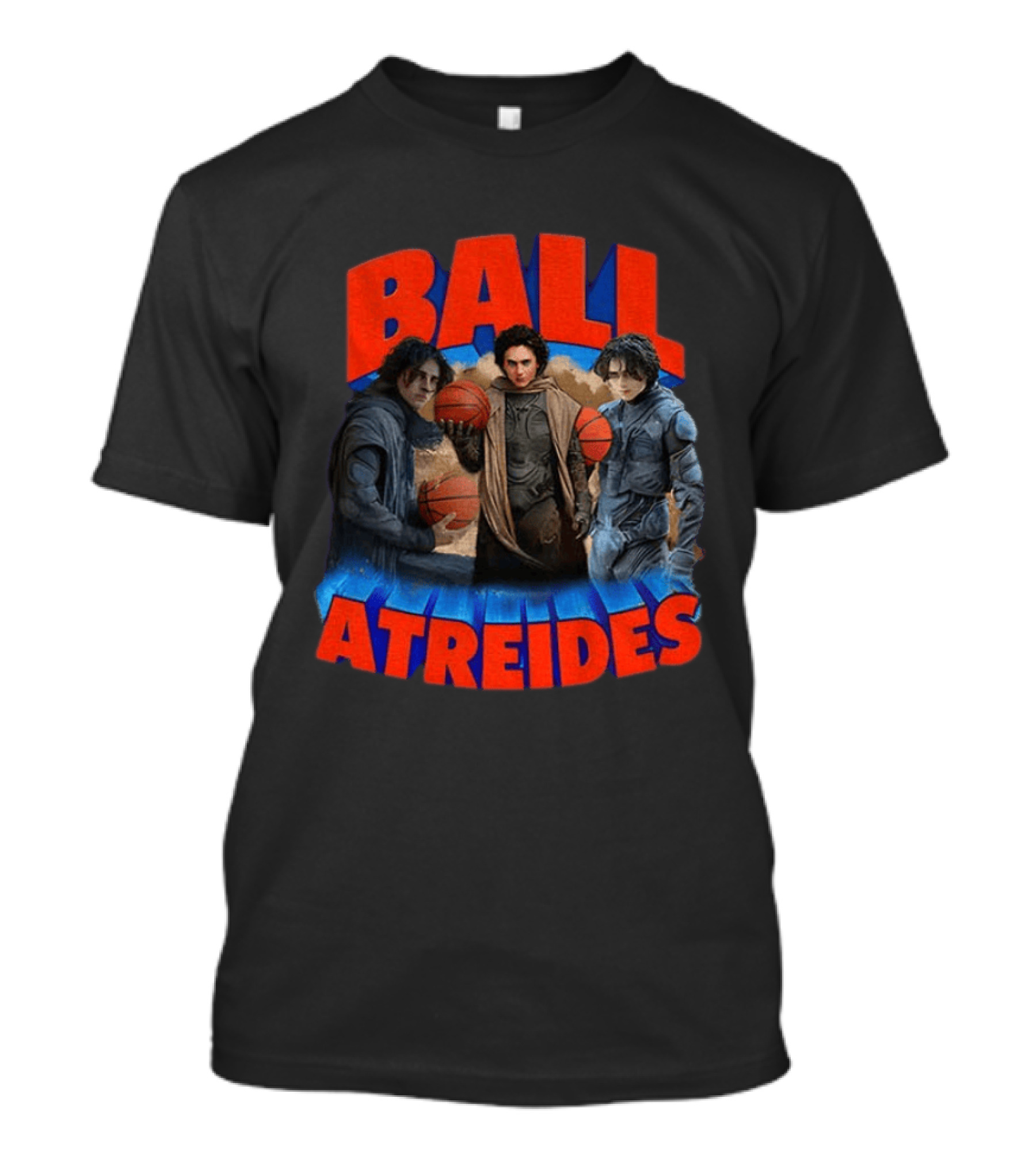 Ball Atreides Dune Timothée Chalamet New York Knicks Basketball NBA T-Shirt