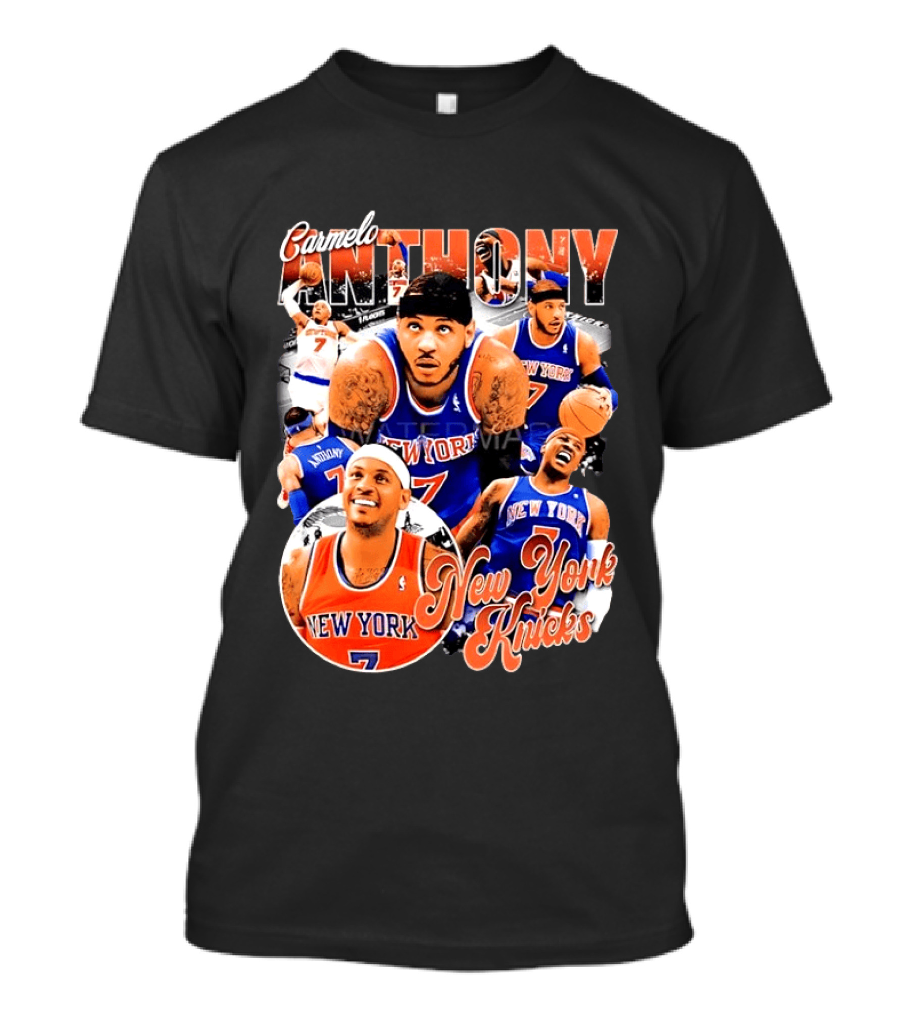 Carmelo Anthony New York Knicks NBA Basketball Legend Seven T-Shirt