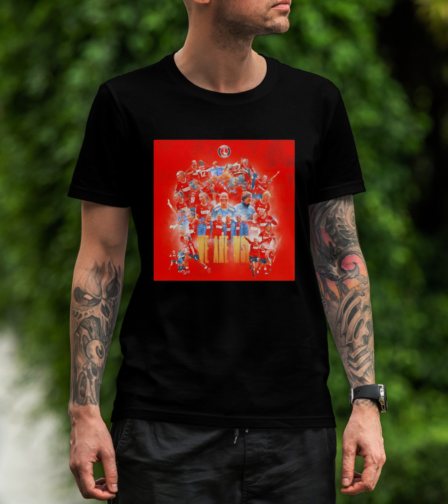 Charlton Athletic Women We Are WSL Team Celebration Montage T-Shirt