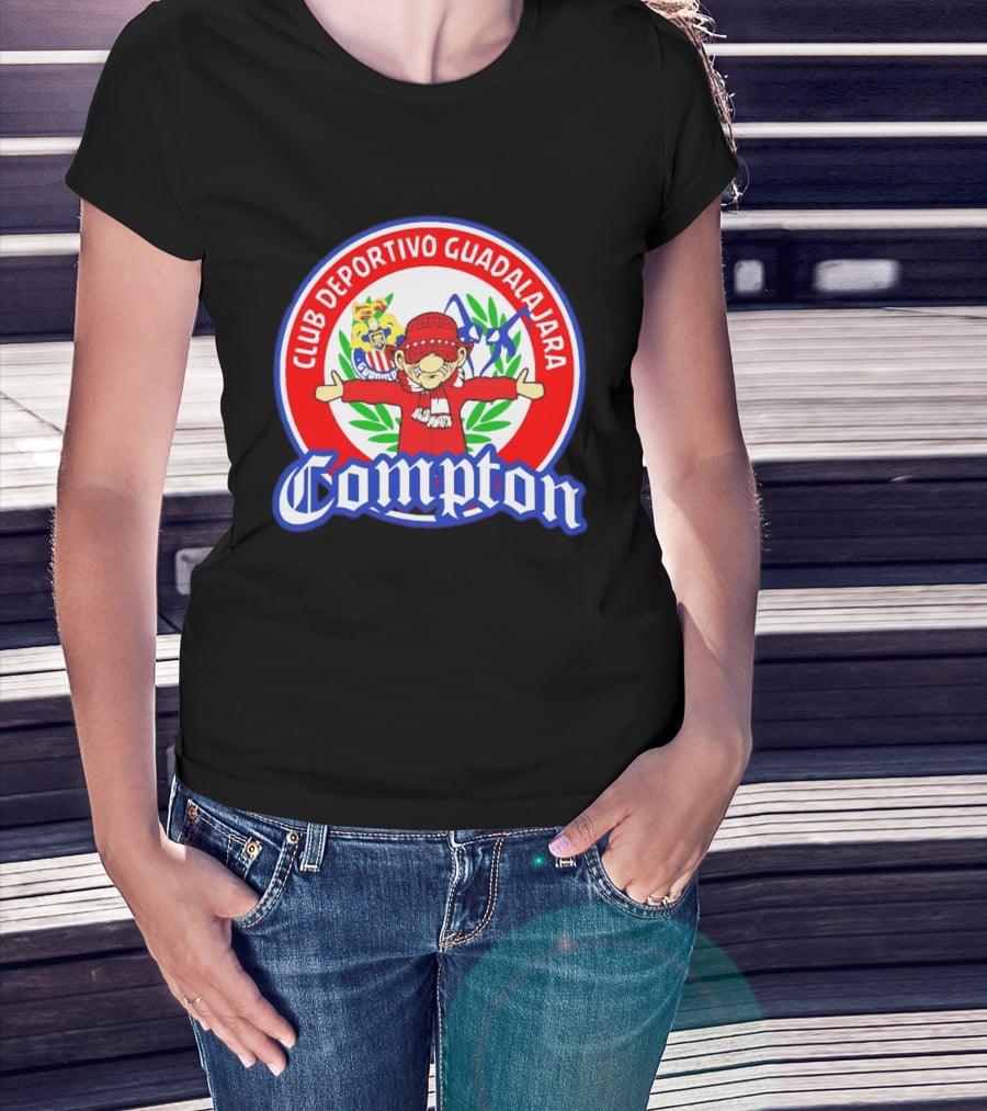 Compton Club Deportivo Guadalajara Rojiblanco T-Shirt