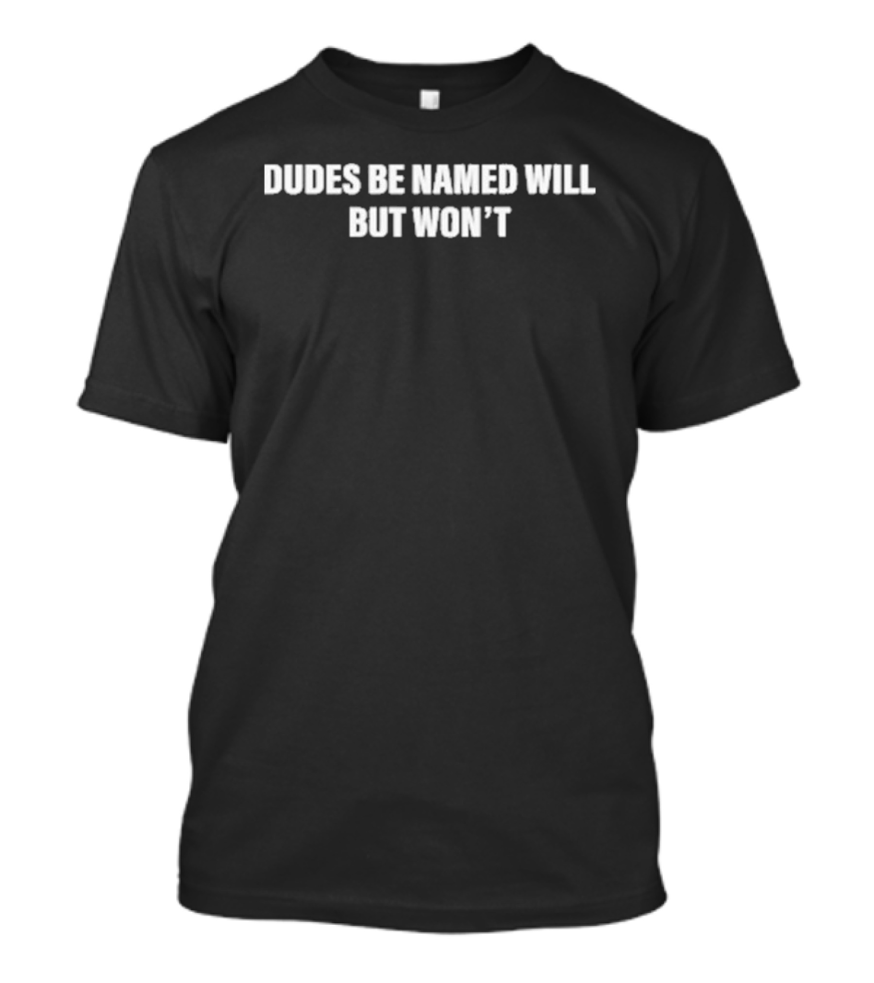 Dudes Be Named Will But Won't T-Shirt