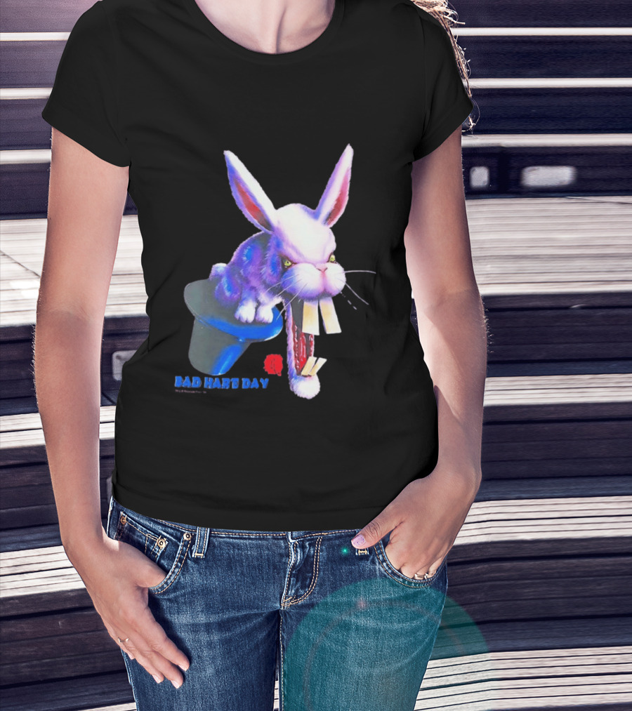 Goosebumps Bad Hare Day Evil Rabbit In Hat T-Shirt