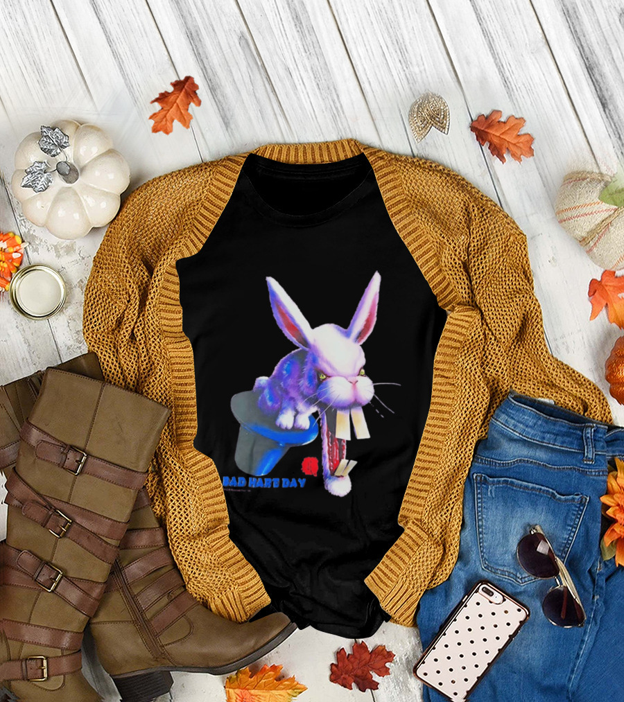 Goosebumps Bad Hare Day Evil Rabbit in Hat T-Shirt
