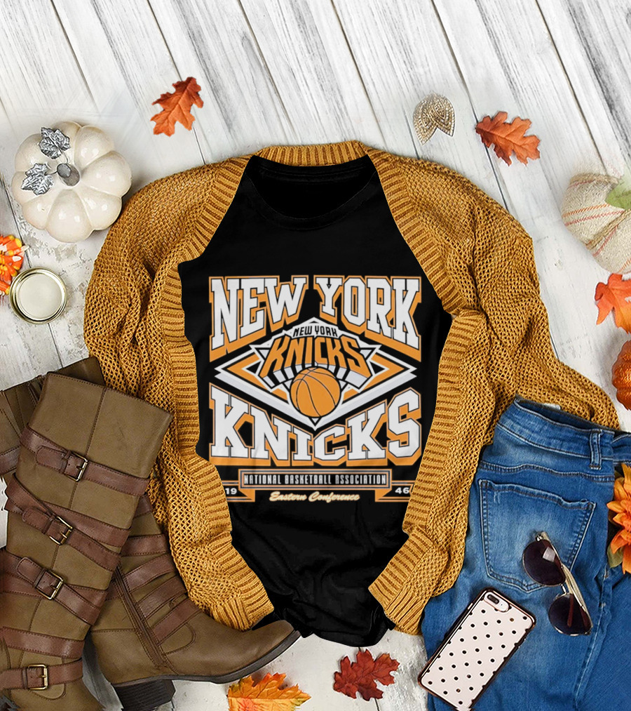 New York Knicks 1946 National Basketball Association Eastern Conference Heritage 2026 Season T-Shirt