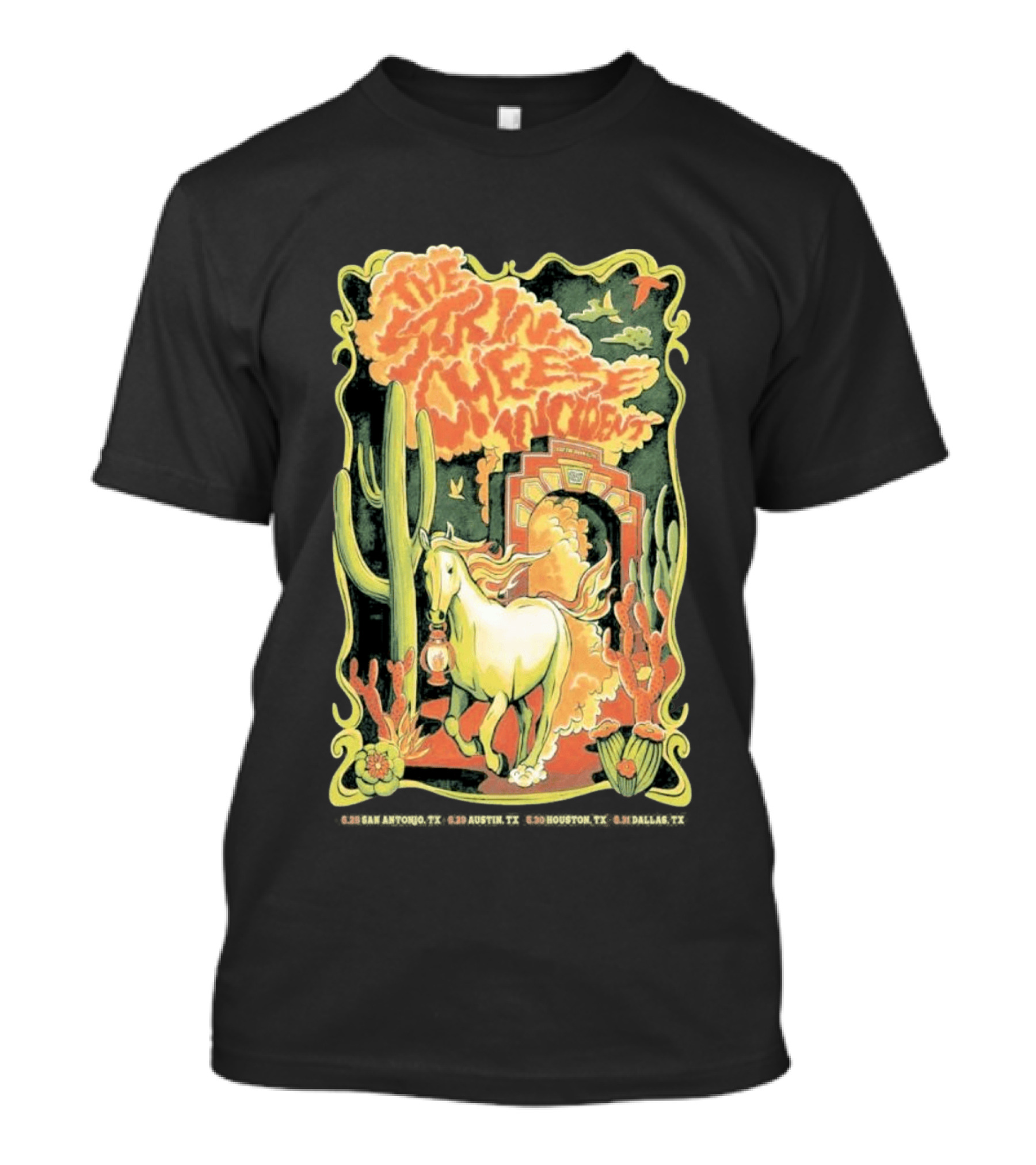 The String Cheese Incident Horse Cacti May 30 2026 Houston TX T-Shirt