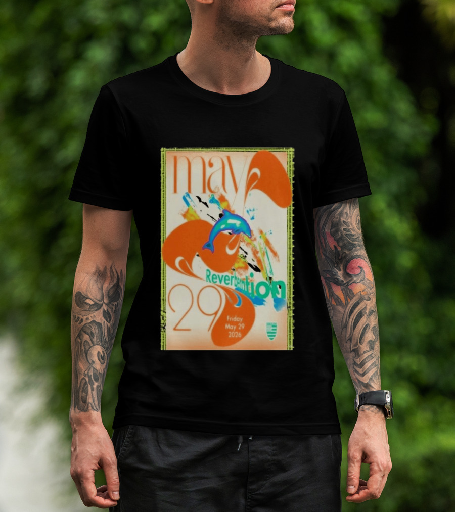 Reverberation Dolphin Event May 29 2026 Zebulon Los Angeles CA T-Shirt