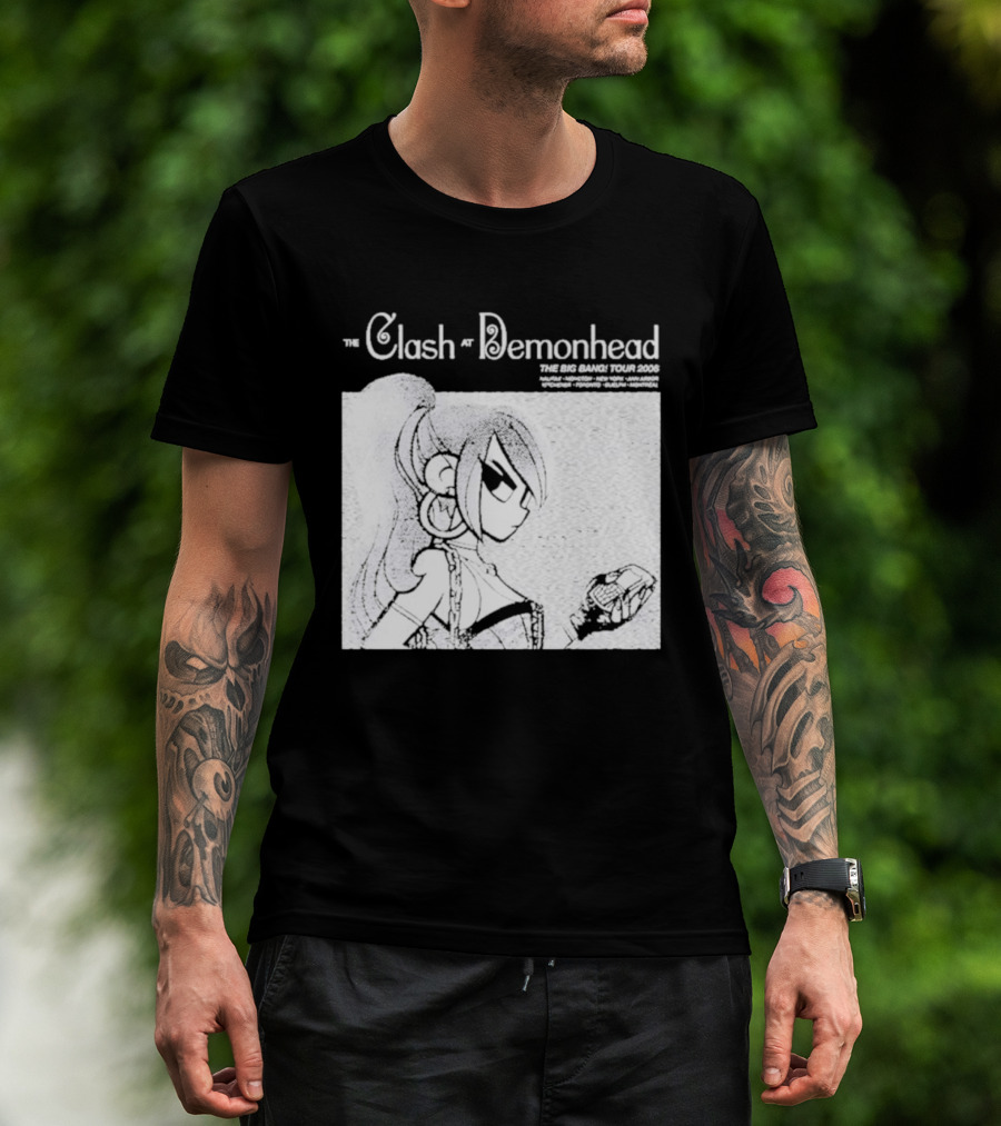 The Clash At Demonhead Tour 2006 Scott Pilgrim Vol 3 Infinite Sadness 20th Anniversary T-Shirt