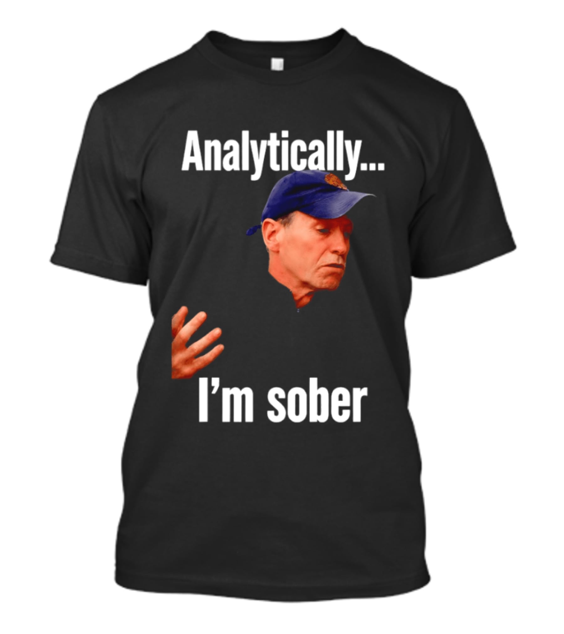 Kenny Atkinson Cleveland Cavaliers Basketball Analytically I'm Sober T-Shirt