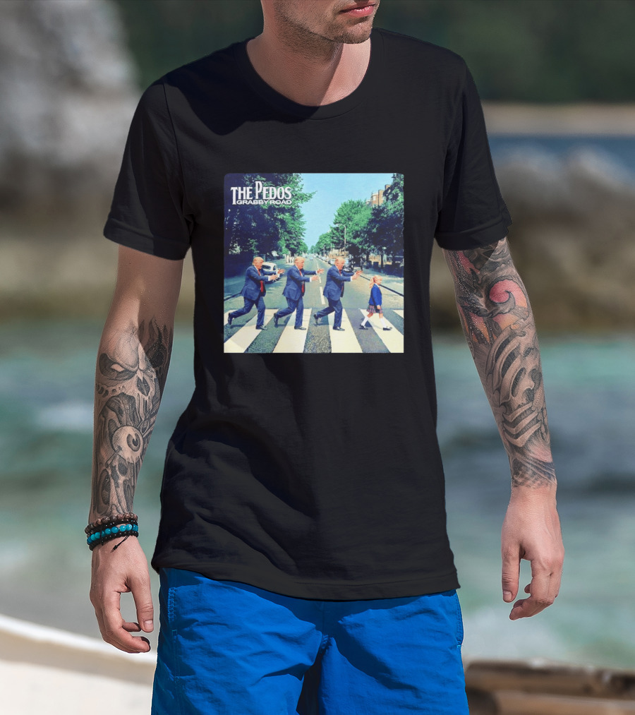 The Pedos Grabby Road Trump Chasing A Girl T-Shirt
