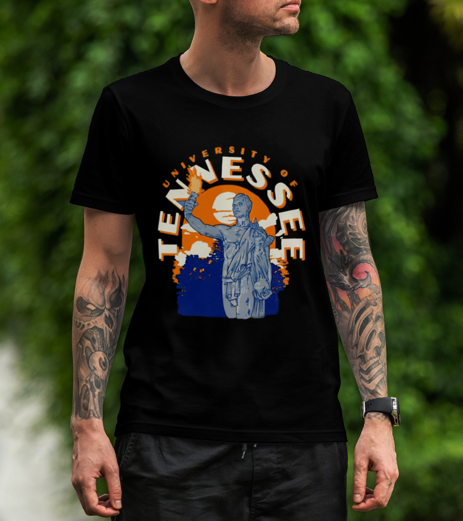 University Of Tennessee Torchbearer Sunset Scene T-Shirt