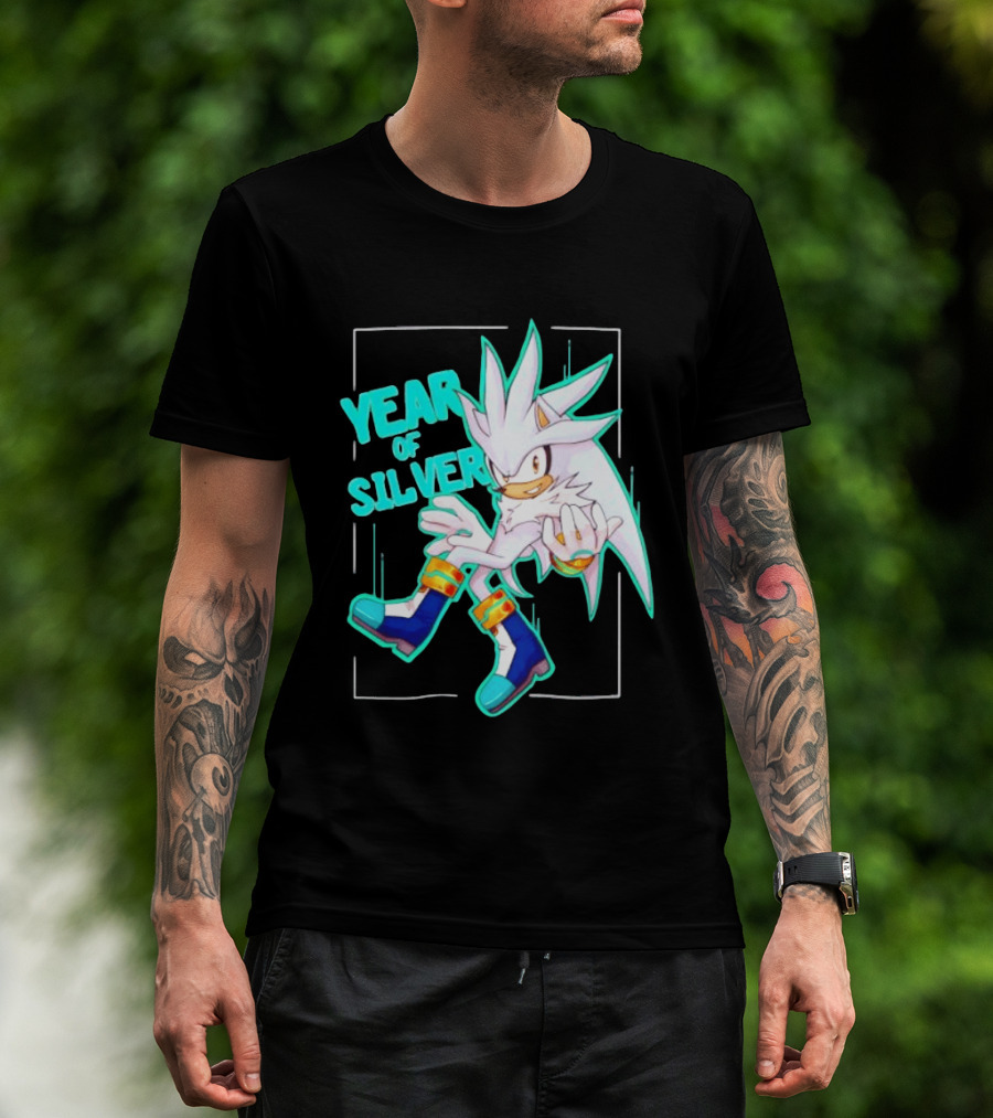 Year Of Silver Hedgehog Classic Character T-Shirt