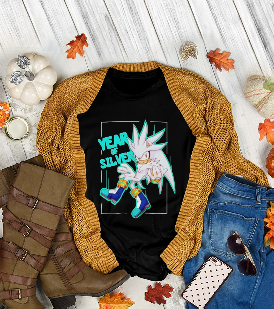 Year of Silver Hedgehog Classic Character T-Shirt