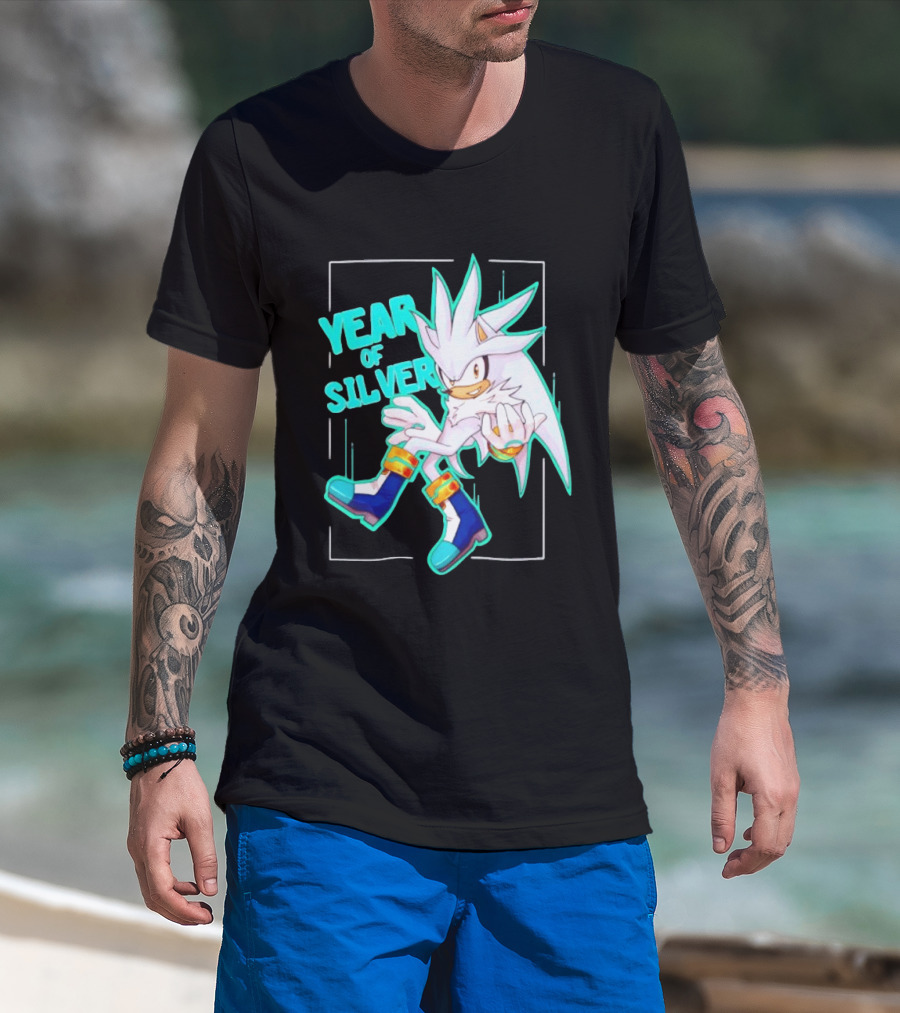 Year Of Silver Hedgehog Classic Character T-Shirt