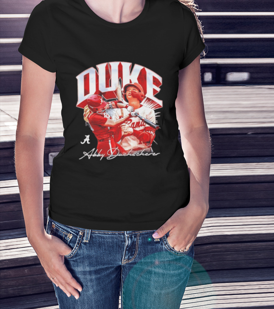 A Abby Duchscherer Alabama Crimson Tide Softball Duke T-Shirt