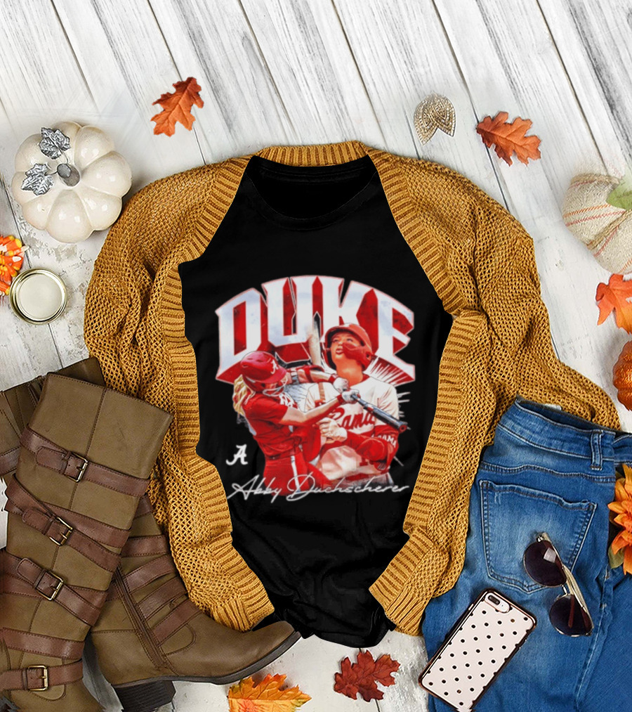 A Abby Duchscherer Alabama Crimson Tide Softball Duke T-Shirt