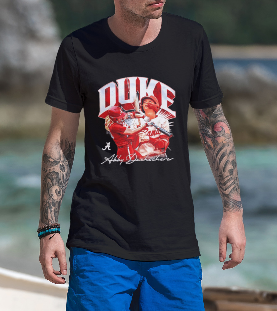 A Abby Duchscherer Alabama Crimson Tide Softball Duke T-Shirt