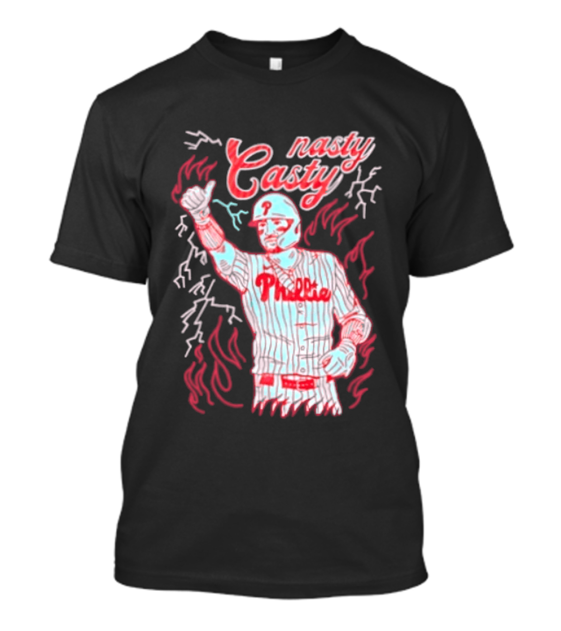 Nasty Casty Philadelphia Phillies Bryce Harper T-Shirt