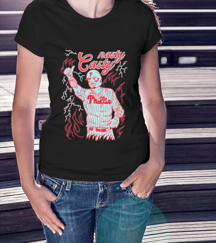 Nasty Casty Philadelphia Phillies Bryce Harper T-Shirt