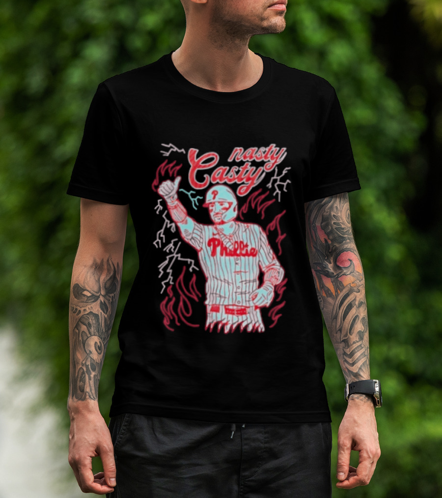 Nasty Casty Philadelphia Phillies Bryce Harper T-Shirt