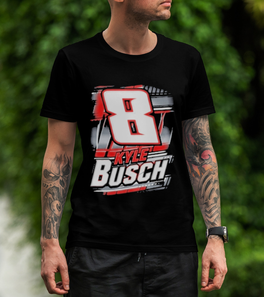 Kyle Busch Number 8 Racing NASCAR Fan T-Shirt