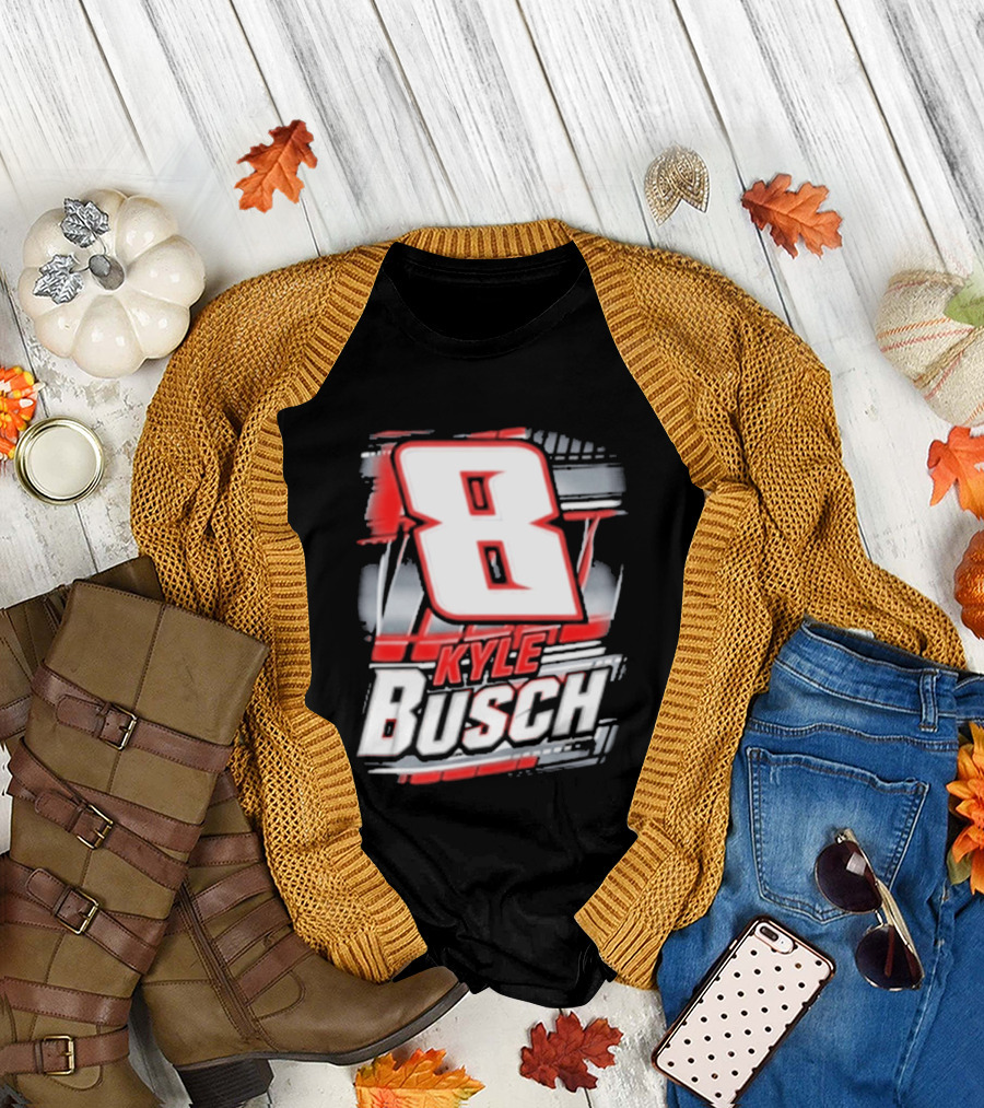 Kyle Busch Number 8 Racing NASCAR Fan T-Shirt