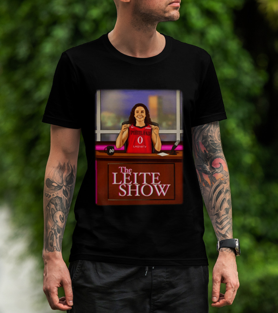 The Leite Show Portland Basketball Talk Show Humor T-Shirt