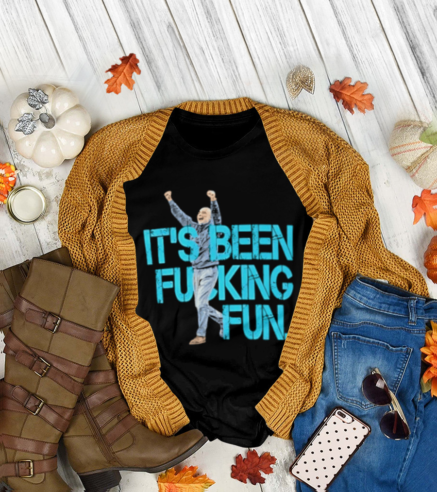 Pep Guardiola Manchester City It's Been Fucking Fun Celebration T-Shirt
