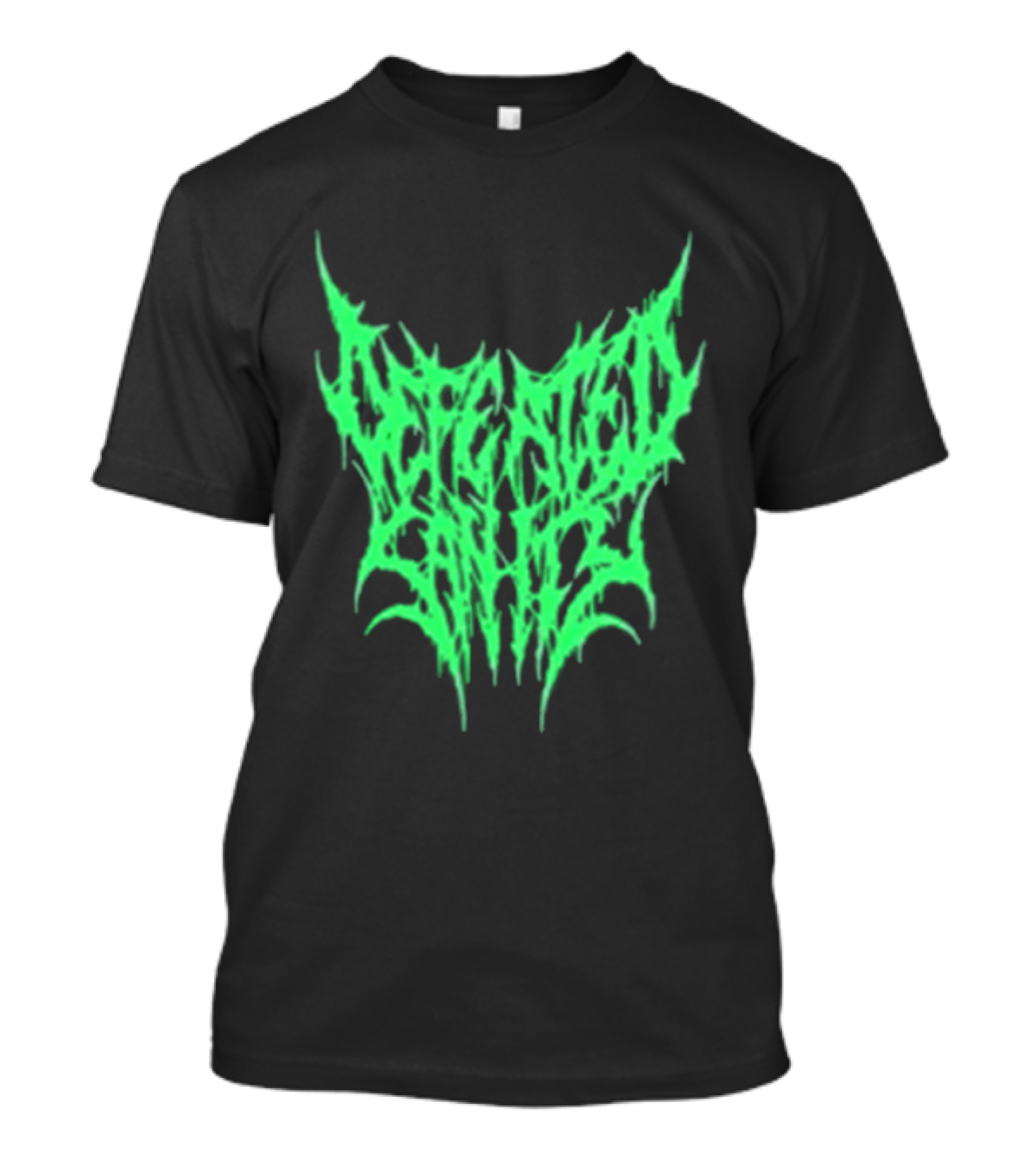 Reality Fade Defeated Sanity Electric Green Dripping T-Shirt