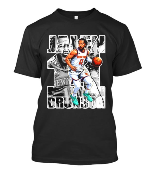 Jalen Brunson New York Knicks Manga Style Number 11 T-Shirt