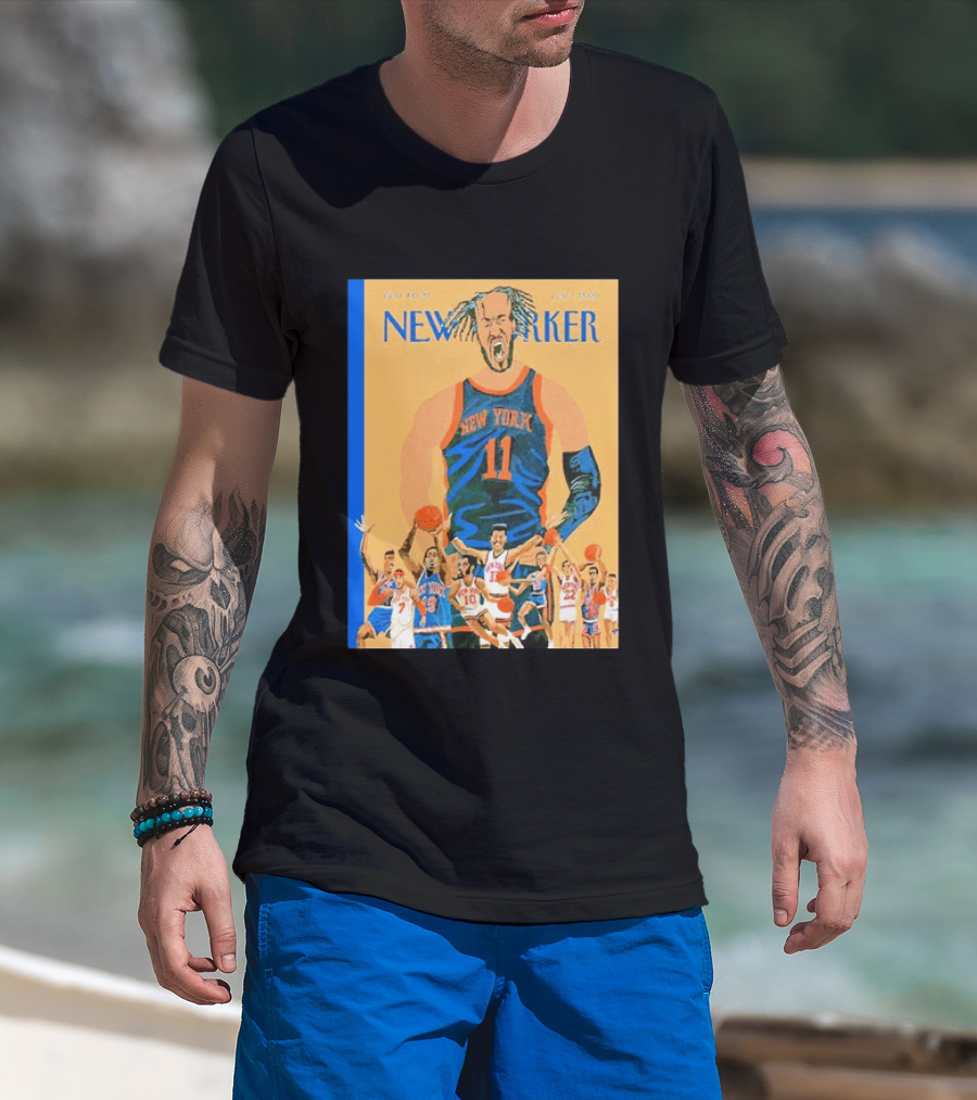 Kings Of New York Jalen Brunson New York Knicks New Yorker Issue Jan 1 2024 Basketball Players T-Shirt