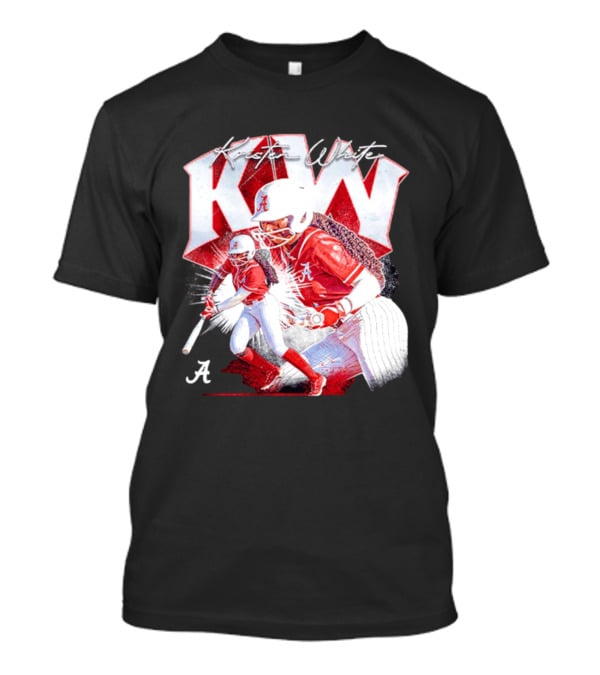 Kristen White Alabama Softball Player KW Collage T-Shirt