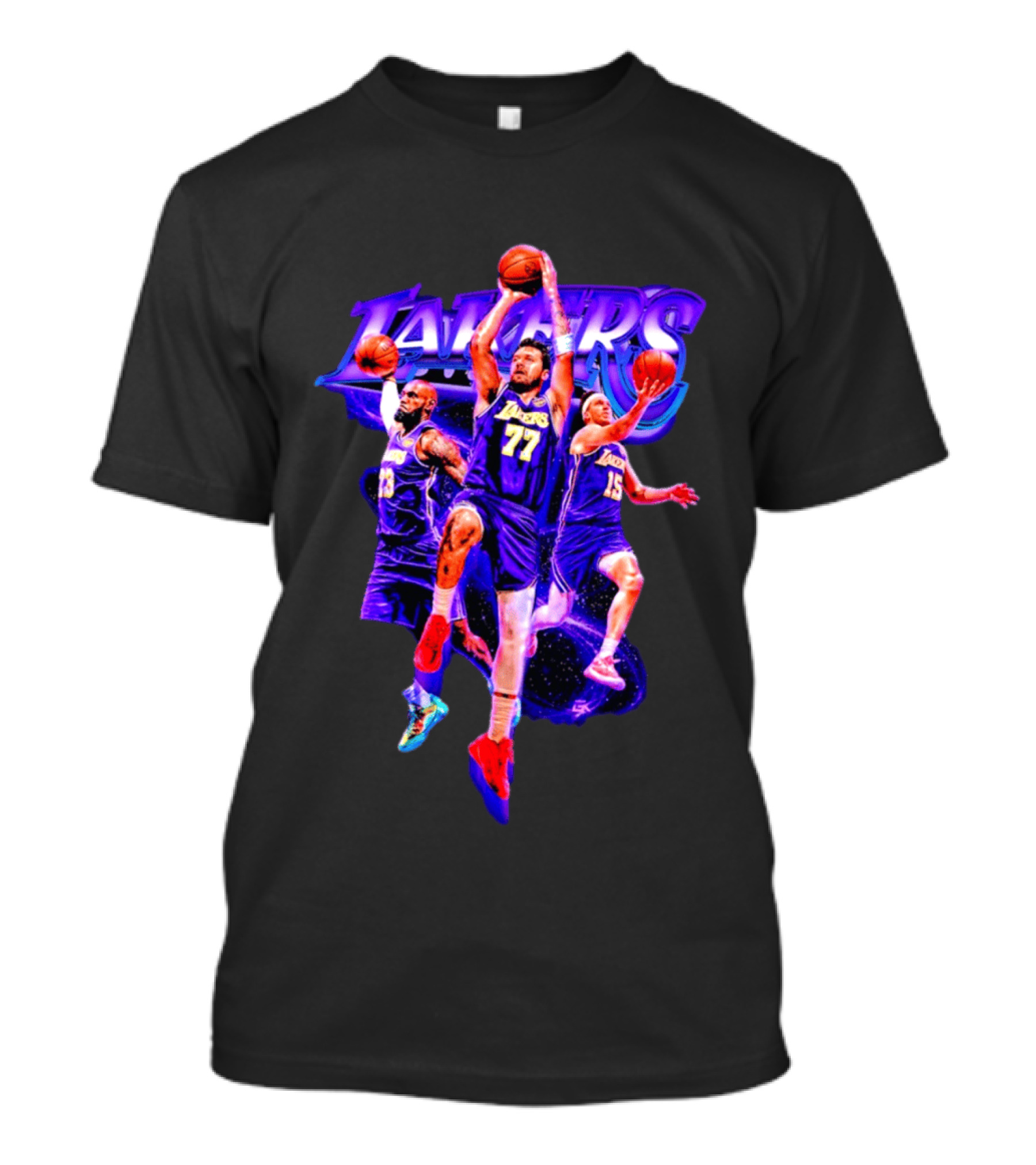 Lakers Lakeshow Big 3 Players Los Angeles Lakers Basketball Team T-Shirt